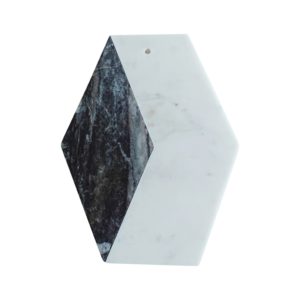 BlackandWhite MarbleChopping Board-frontview