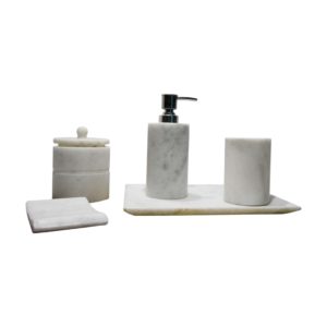 White Bath Set