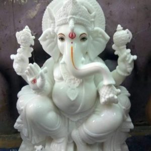 ganesha marble murti